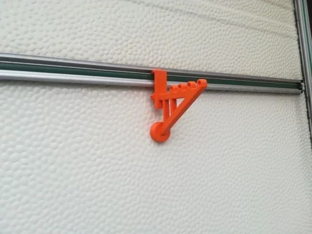 2PC Plastic Caravan Track Slider Hooks Conical guide rail hook With holes for Camper Van Motorhome Boat guide rail Car Accessory