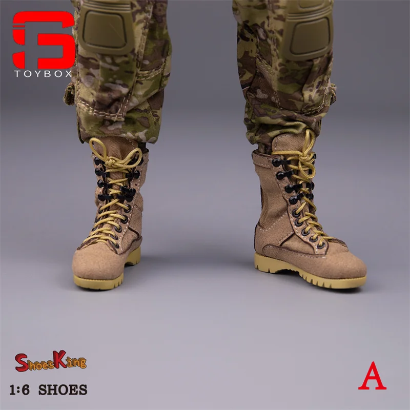 SK011 1/6 Scale ชาย Combat Boots Army Hollow รองเท้ารุ่น Fit 12 นิ้ว Solider Action Figure Body ตุ๊กตา