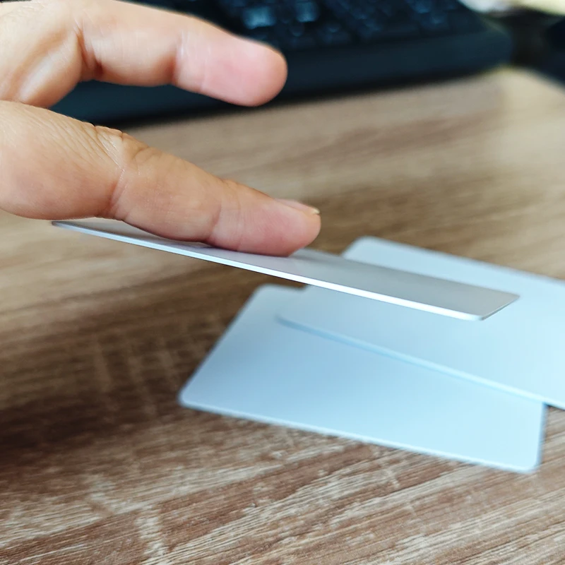 100pcs Wholesale CR80 White PVC Inkjet Card Inkjet Printing Plastic Blank Card