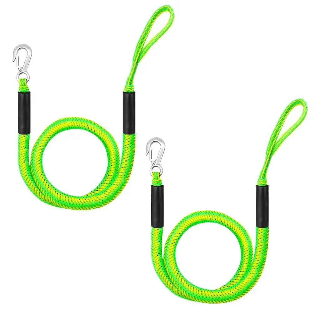 Alta calidad 4 pies Kayak barco Bungee elástico 3 colores embarcaciones mar Doos Jet Ski pontón canoa cuerda de acoplamiento accesorios al aire libre