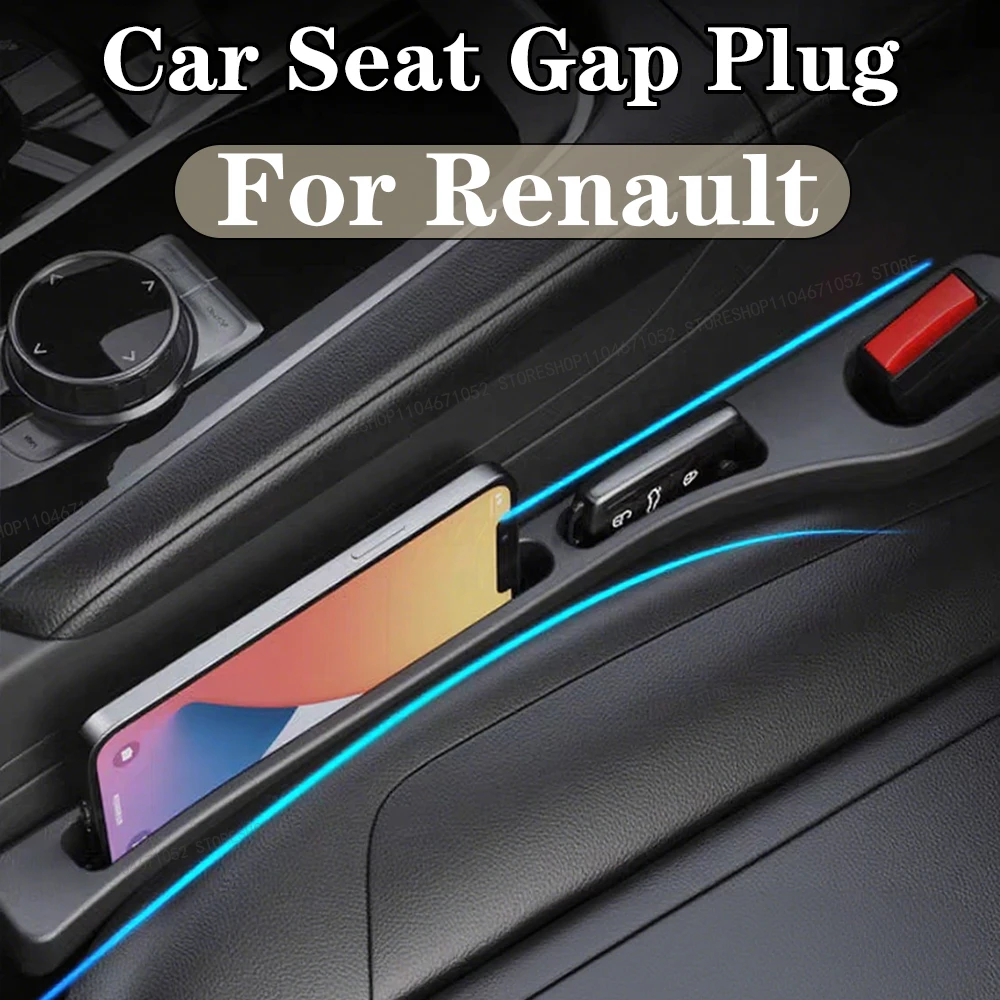 

Car Seat Gap Plug Strip Leak-Organizer Proof Strip Filler For Renault Clio Twigo Megane Austral Captur ZOE A110 Accessories