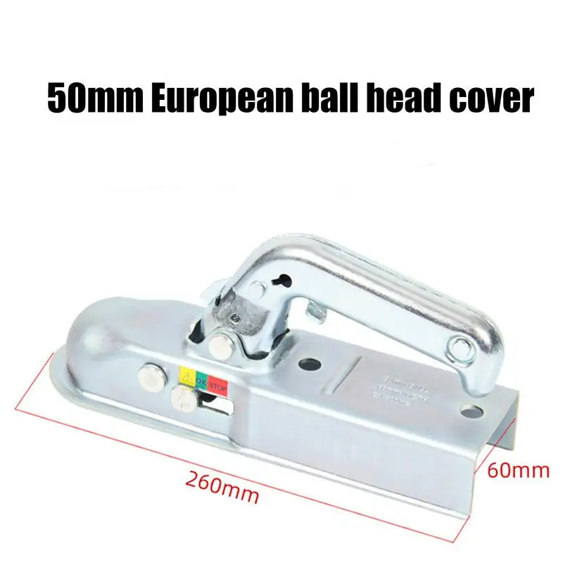 Trailer Ball Coupler Heavy Duty Trailer Replacement Coupler Double Security Mechanism Trailer Parts For RV Boat Trailer And