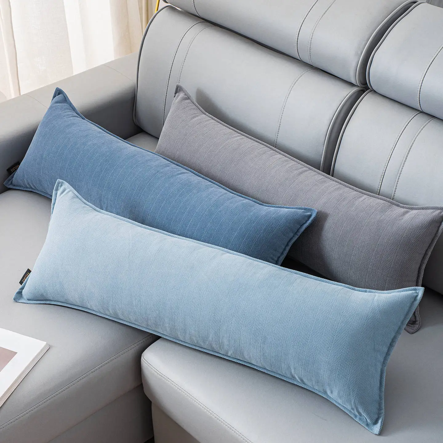 30x70/30x90/30x120cm Solid Throw Pillow Cover Nordic Minimalist Cushion Cover Decor Home Decorative Pillowcase Large Size