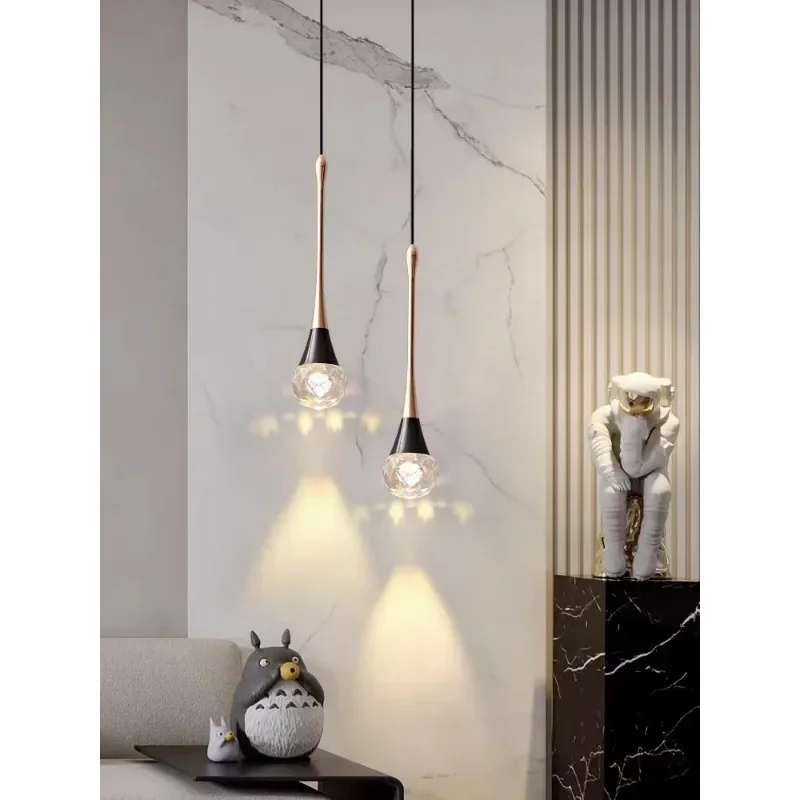 Light Luxury Bedroom Bedside Crystal Wine Cabinet Window Light Restaurant Bar Balcony Aisle Small Chandelier
