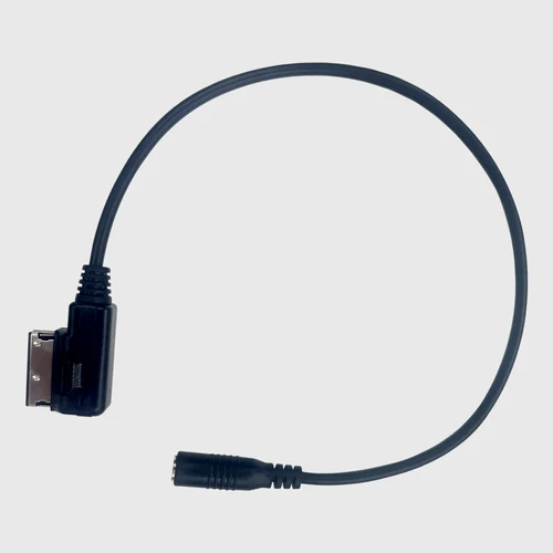 Imagen 2 del producto Cable adaptador auxiliar de Audio de Media a estéreo, 3,5mm, AMI MDI para AUDI A1, A3, A4, A5, A6, A7, A8, Q2, Q3, Q5, Q7, S5, S6, S7, 30cm/0,3 m