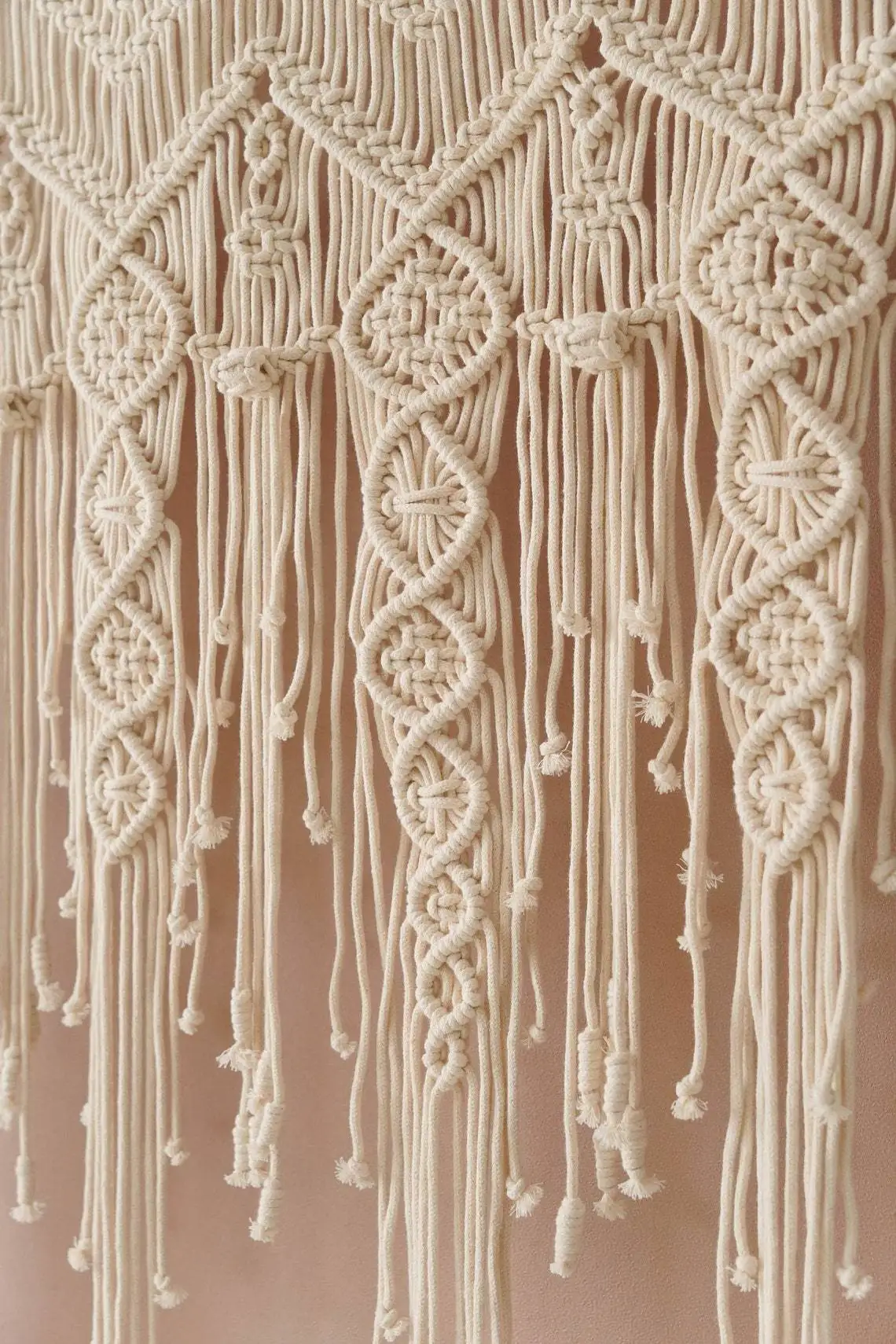 Handwoven Macrame Curtains Tapestry Hanging Window Curtain Tassel Tapestry Bedroom Wall Haings Art Boho Decor Door Curtain