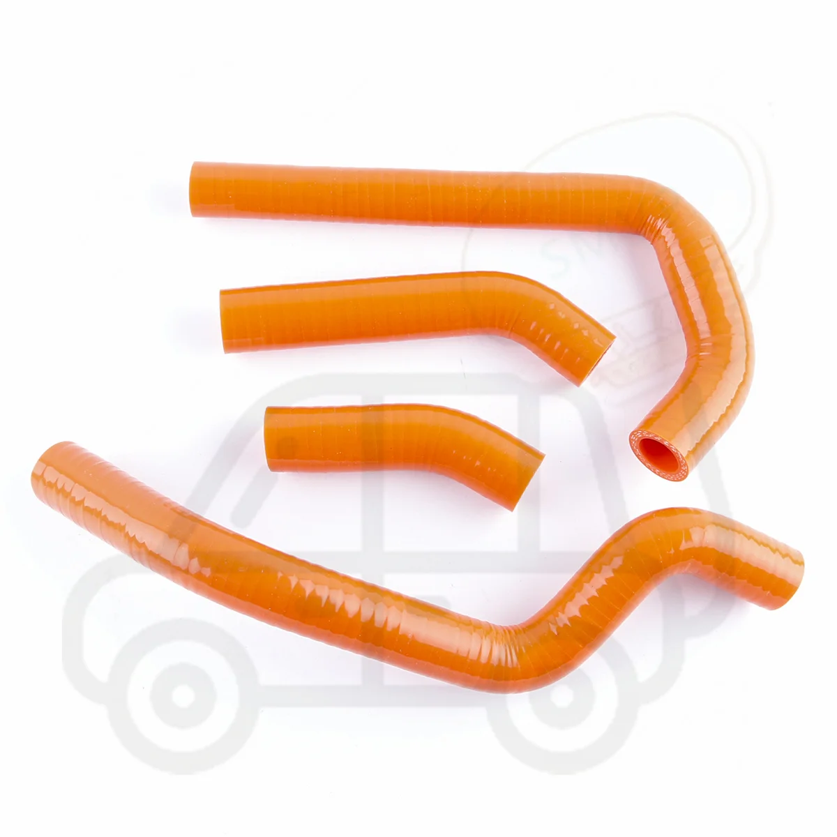 4PCS 3PLY Silicone Radiator Tube Pipe Hose Kit For 2008-2012 KTM 450XC 525XC 450 525 XC 525XV 2009 2010 2011 ATV Upper and Lower