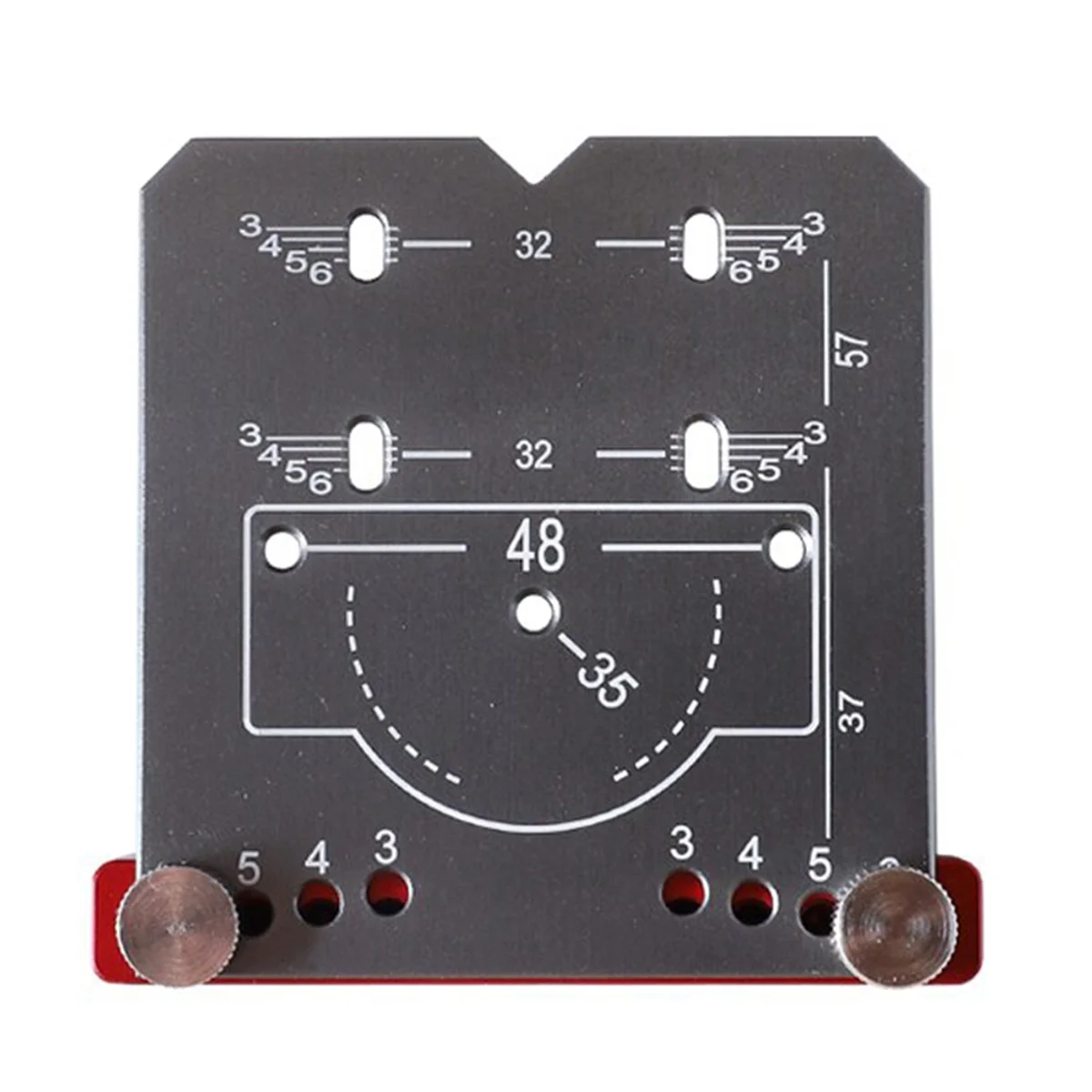 

35mm Hinge Punching Locator Aluminum Alloy Hinge Boring Jig with Multi-Function Woodworking Drilling Locator