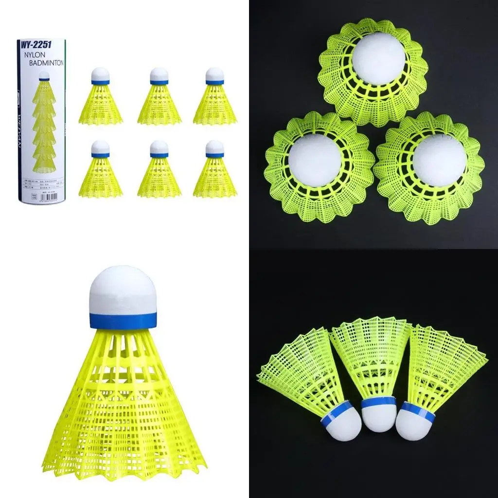

R6FE Shuttlecocks Replacement Balls with High Stability Shuttlecocks for Outdoor
