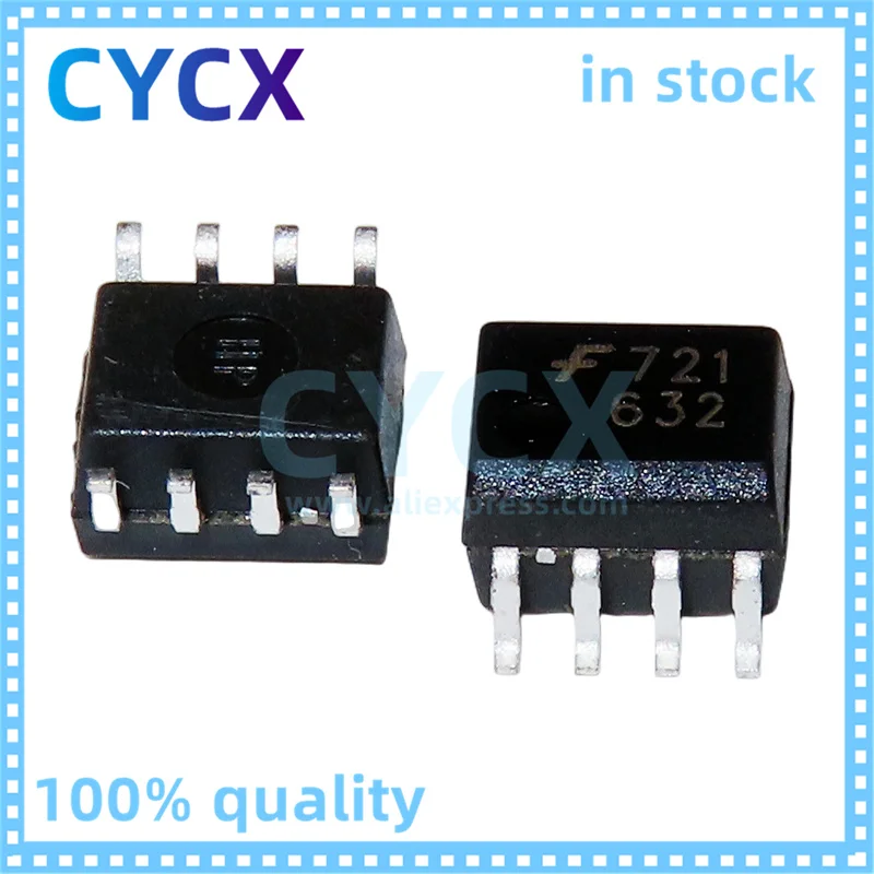 HCPL-0721-500E 721 40ns propagation delay CMOS optocoupler Soic-8