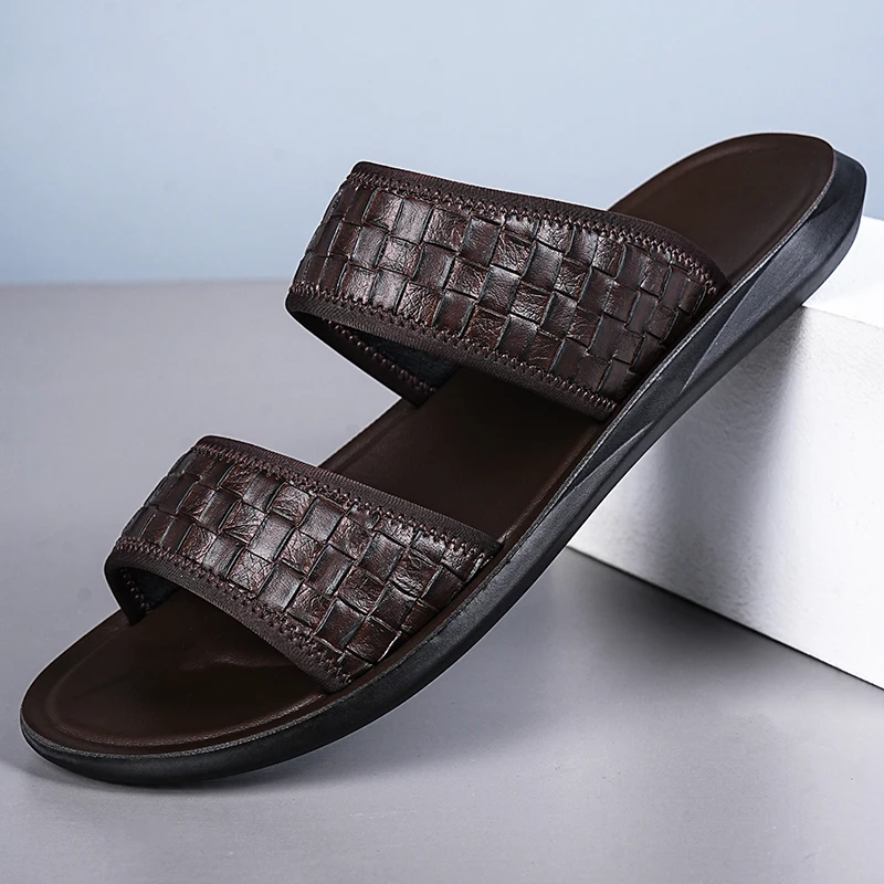Men's Summer Fashion Simple Anti-Slip Beach Shoes Wear-Resistant Slip-On Sandals for Men-2553 view 5