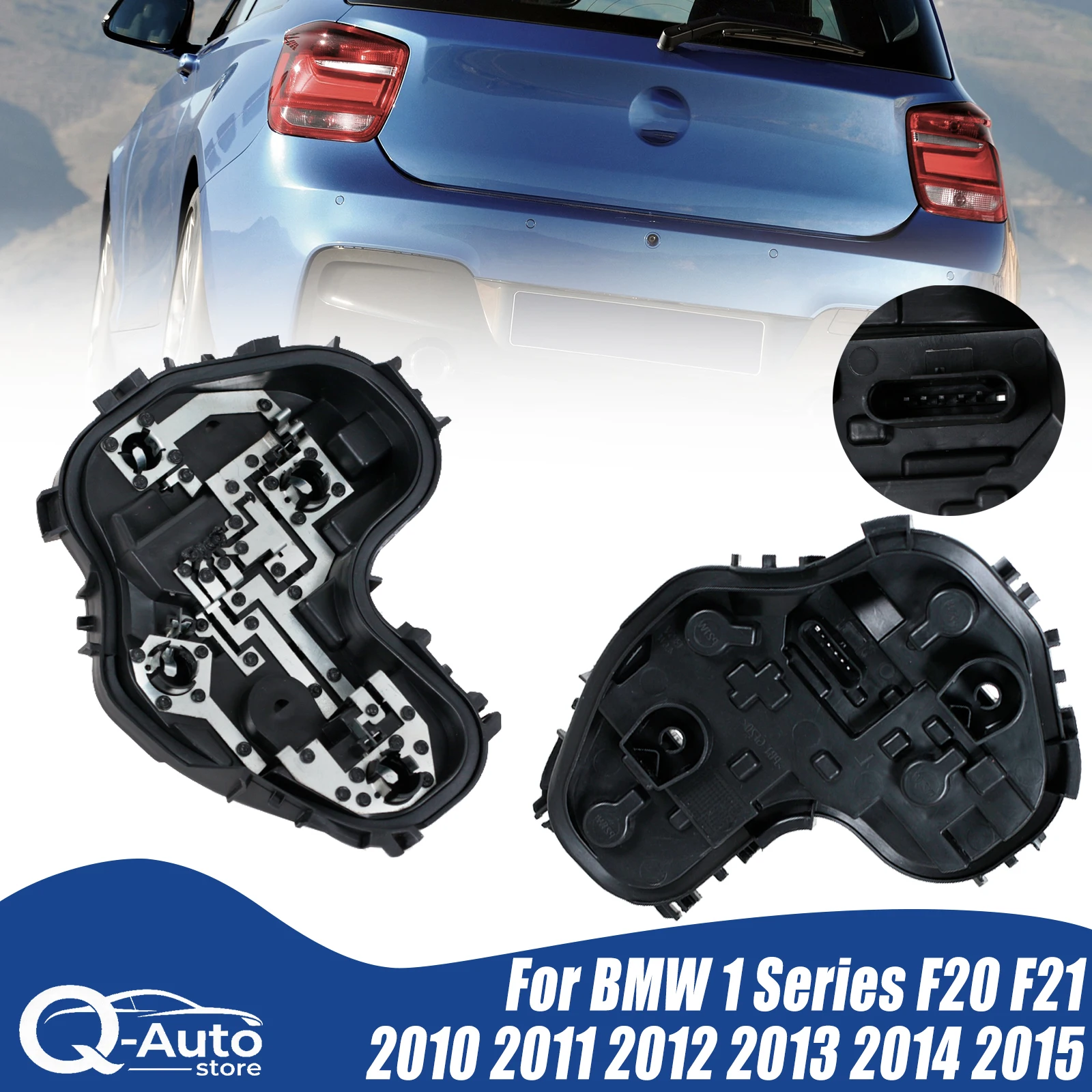 

63217315199 63217315200 Car Rear Light Lamp Bulb Holder Socket Circuit Board connector Plug For BMW 1 Series F20 F21 2010-2015