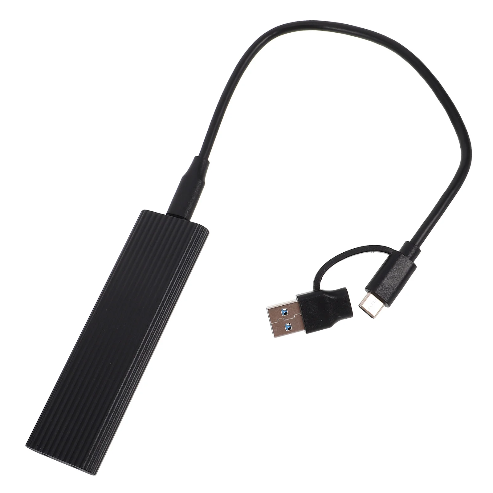 

1 set M.2 Ssd Enclosure Nvme Dual Protocol Usb C 3.1 Aluminum Case For Pcie High Speed External Solid State