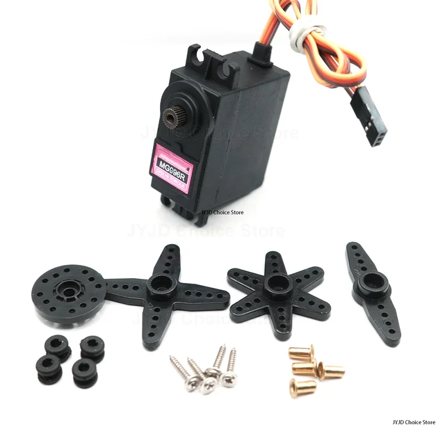 Cyfrowe serwo o wysokim momencie obrotowym MG996R 4,8-6,0 V z metalową przekładnią do Futaba JR 1/8 1/10 RC Car Helicopter Robot Boat Arduino UNO DIY