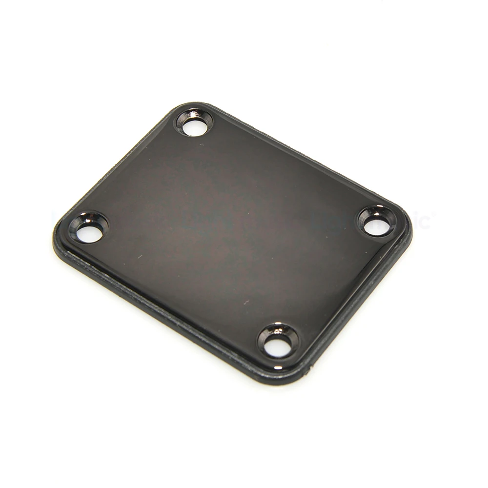 Placa de cuello de guitarra eléctrica, tablero de juntas de acero inoxidable con tornillos, accesorios de bajo