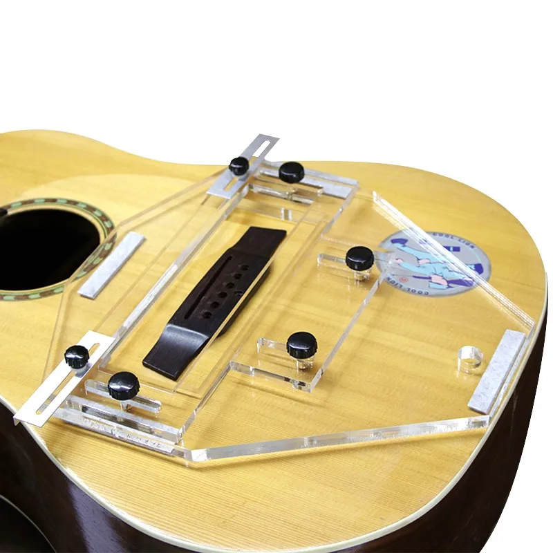 Luthier Guitar Bridge Routing Jig,Acoustic & Classical Guitar Saddle Slot Cutting Mold,Wood Guitar Instrument Making Repair Tool