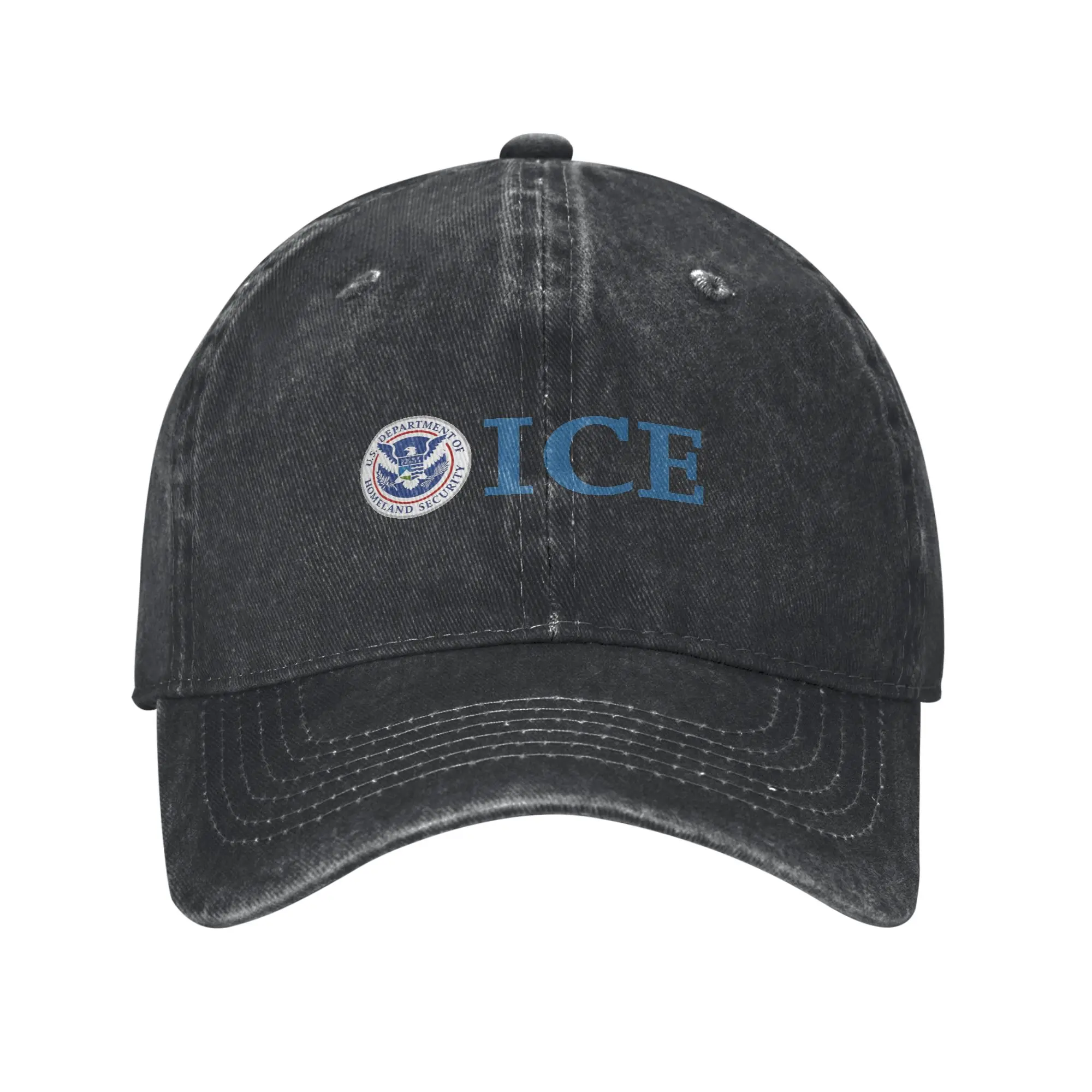 

United States ICE Casual Baseball Cap Summer Trucker Hat Sunscreen Outdoor Sport Hip Hop Hats Female Streetwear Baseball Caps