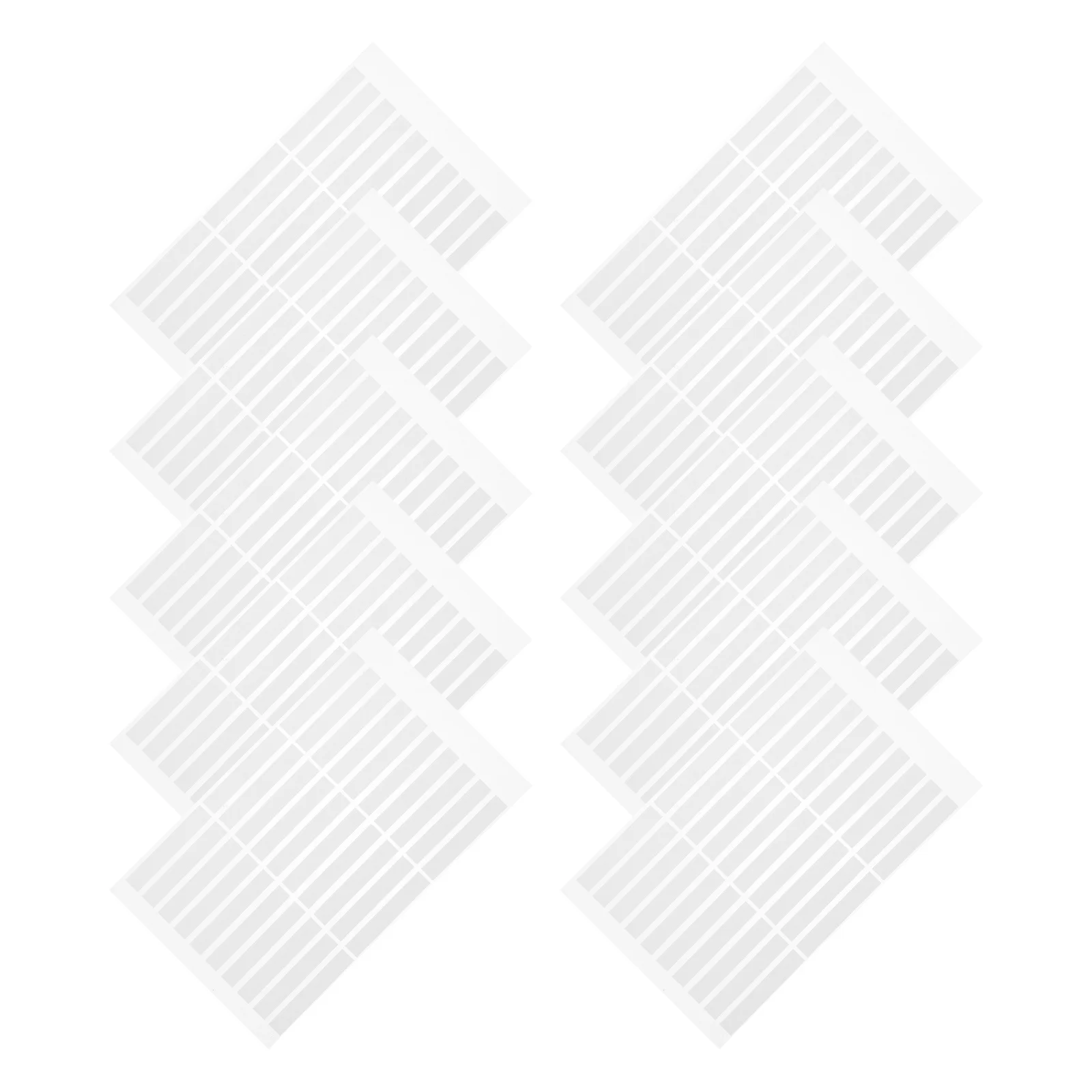 10 pièces ruban adhésif Double face clair sans Trace colle à ongles autocollant presse sur les ongles onglets d'art des ongles pour l'affichage des faux ongles en acrylique