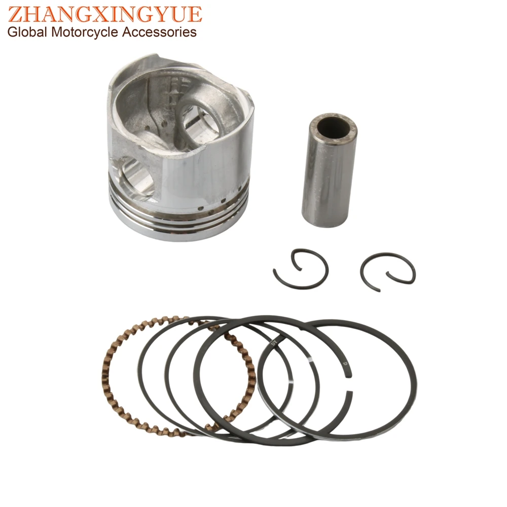 39mm 47mm Piston Kit For Piaggio Fly 50 Liberty Zip 50cc 4T 2V Scooter Engine Parts