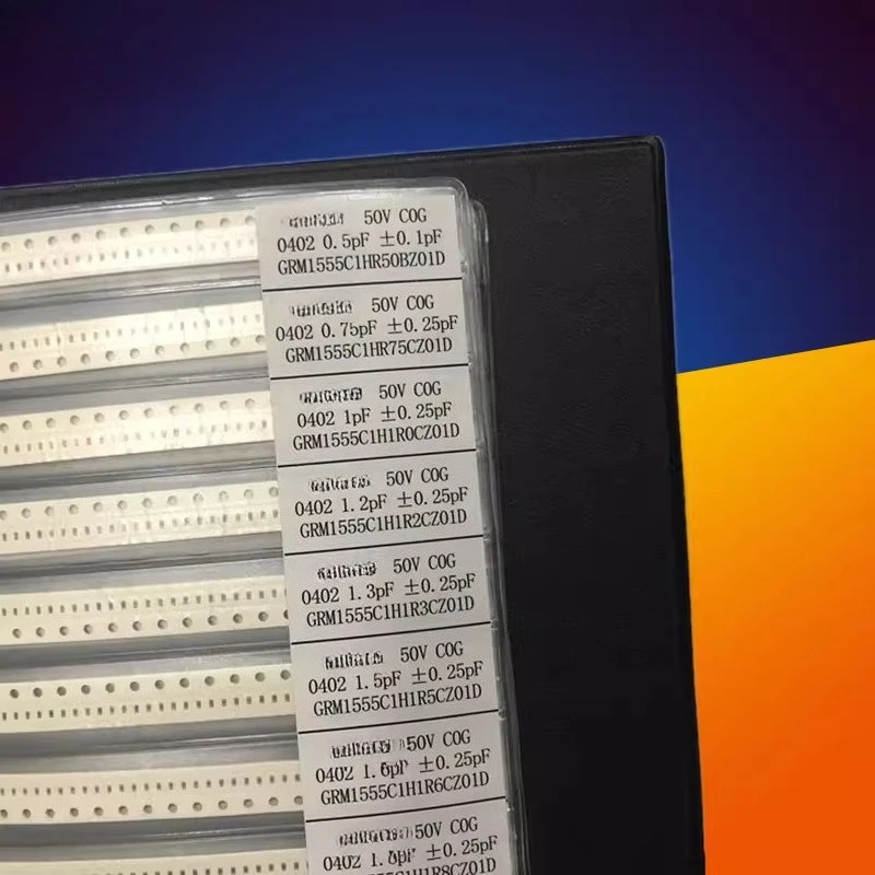 Chip Capacitor Sample Pack Sample Book 0201 0402 0603 0805 1206  Fast delivery