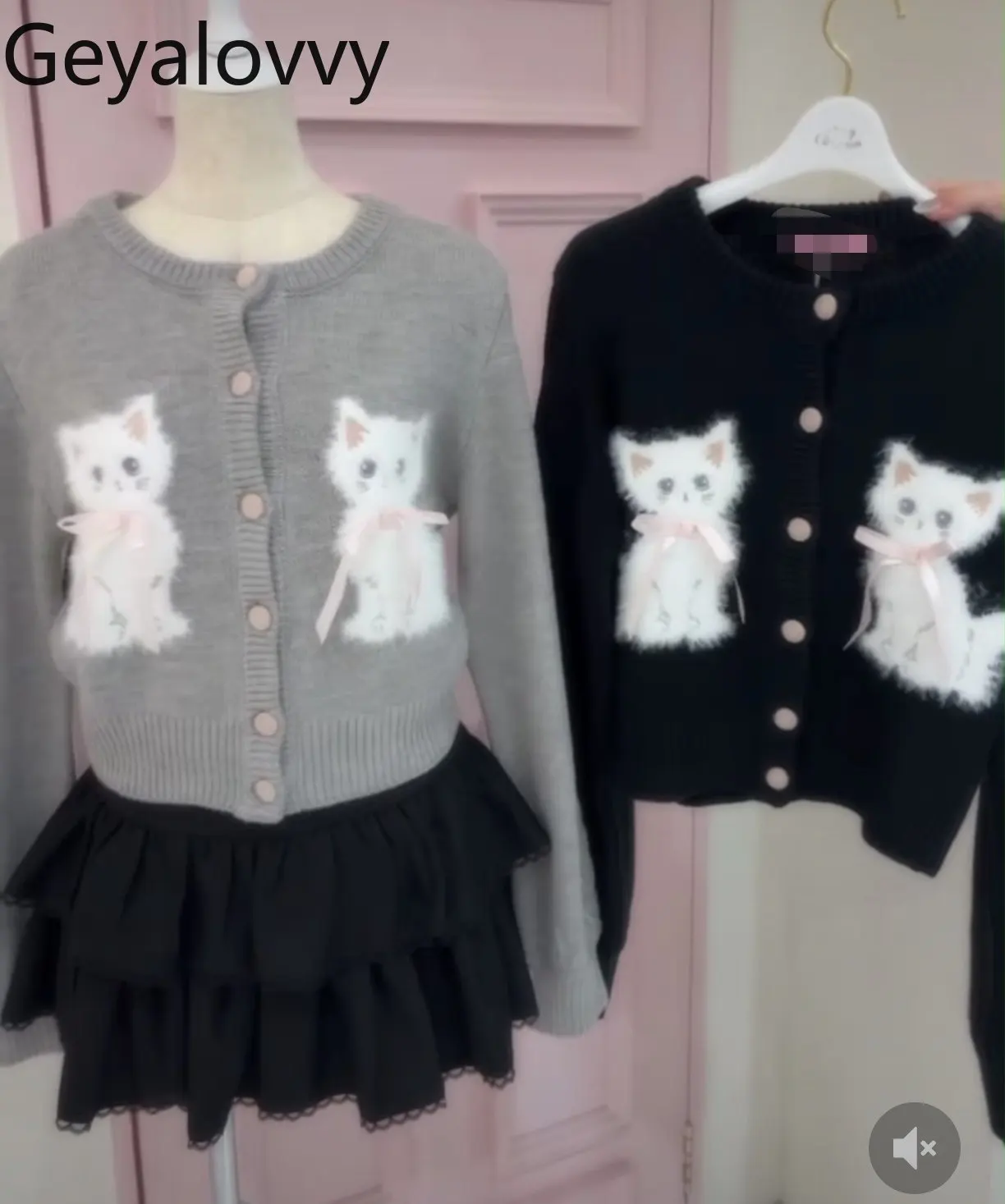 

Милые и милые весенне-осенние вязаные кардиганы, пальто, кардиган в японском стиле, свитер, модные женские свитера с круглым вырезом, топ