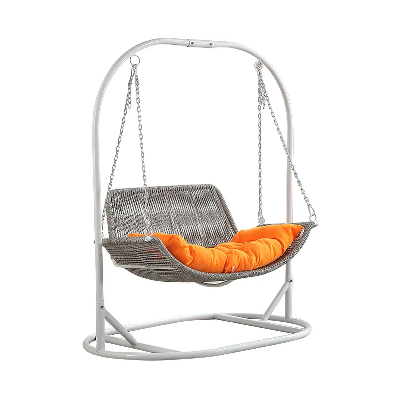 

Romantic Hanging Basket Rattan Hanging Chair Cradle Hammock Balcony Swing Rocking Chair Indoor Lazy Sitting Recliner Outdo