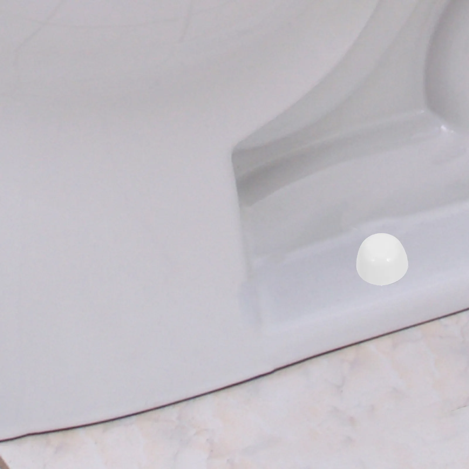 

Toilet Floor Bolts and Caps Set with Metal Bolts Nuts Washers Universal Fit for Bowl to Floor Installation Snap-in Inserts Easy