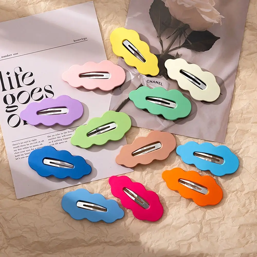 Hiasan rambut awan klip rambut mode warna permen gaya INS jepit rambut lucu manis hiasan kepala klip rambut anak perempuan