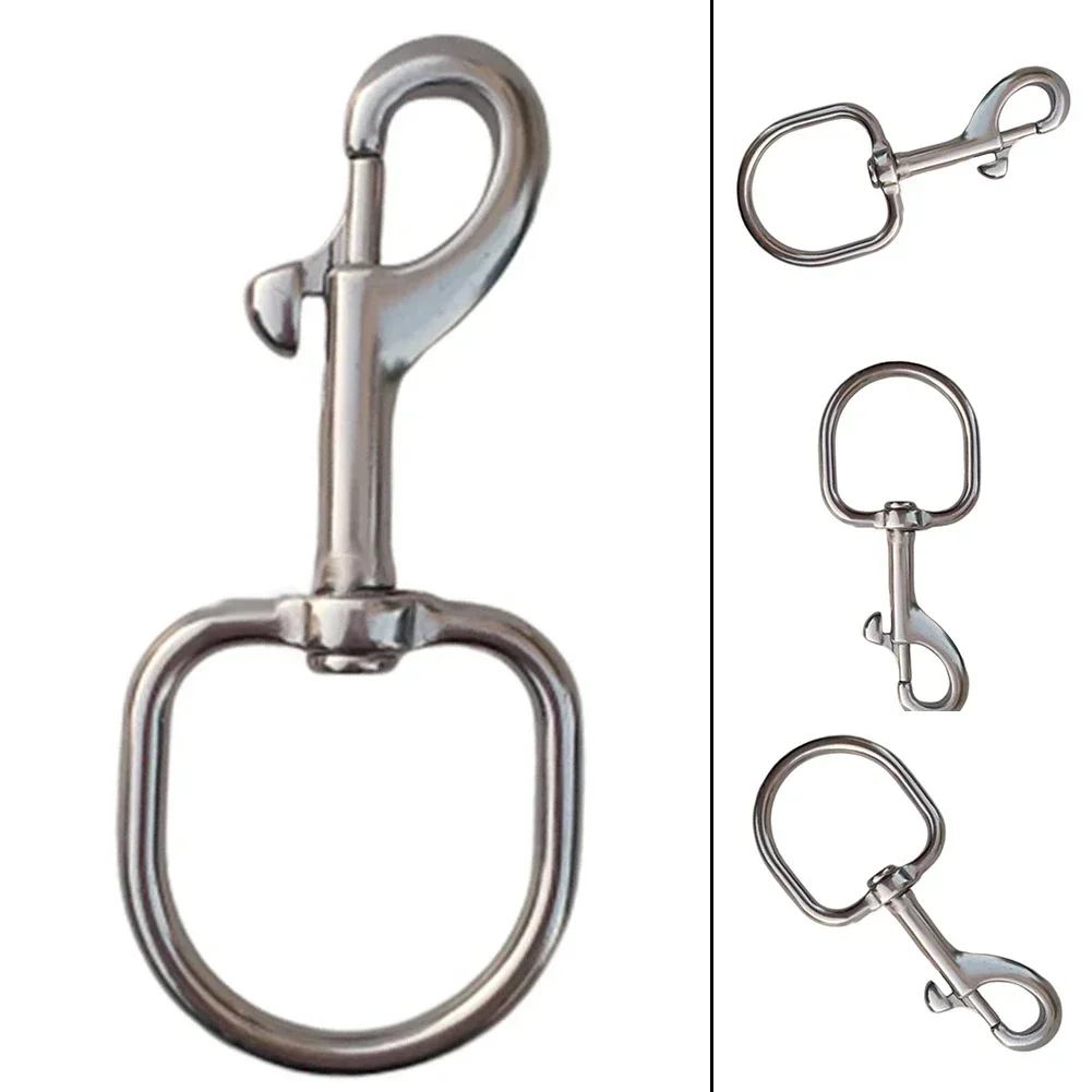 Dive Bolt Snap Hook Single Ended Hook Buckle Stainless Steel Swivel Snap Hook Clip For Scuba Diving Part Tool Accessories