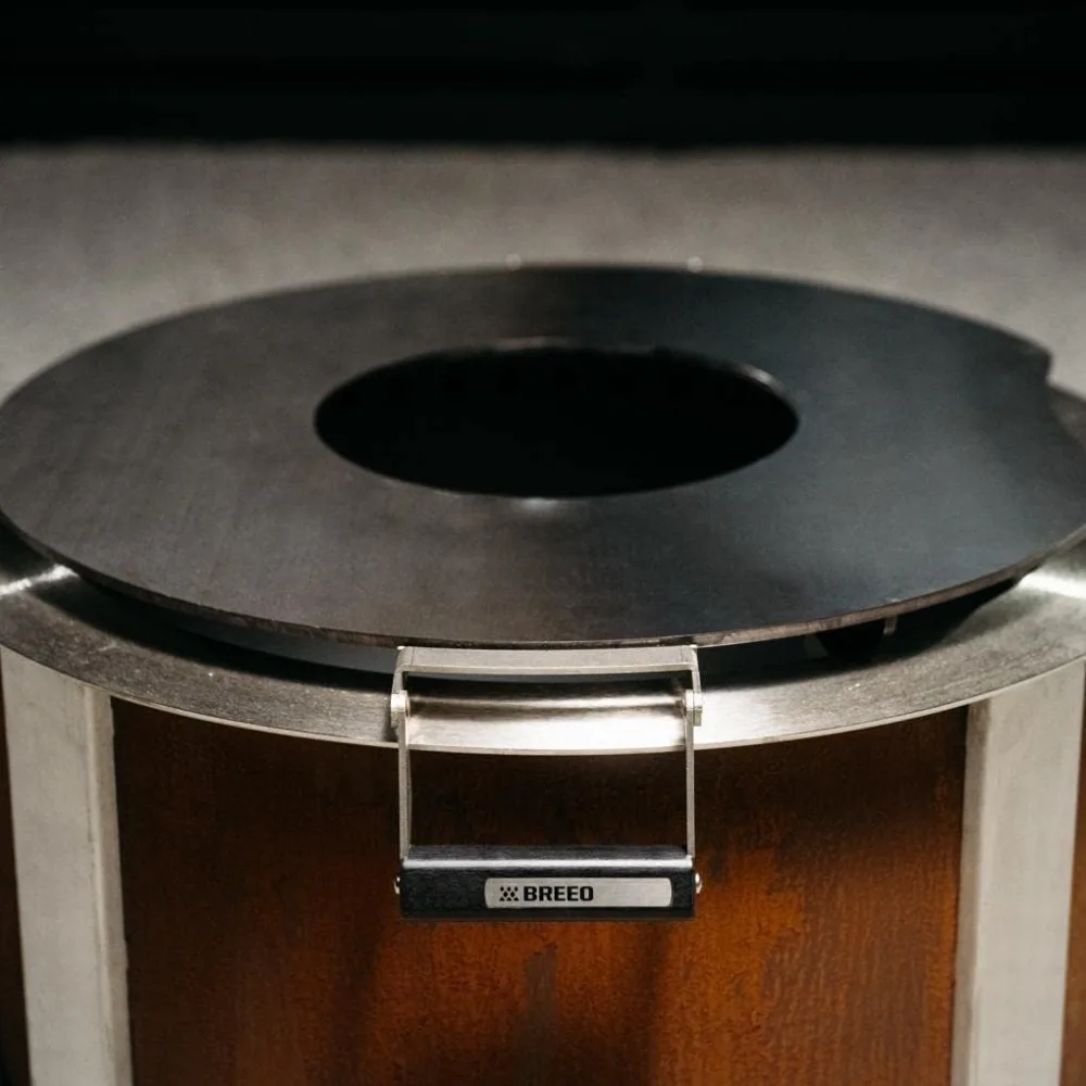 شواية الحفر الخارجية: شواية Breeo SearPlate X30 لـ X Series 30 حفرة نار بدون دخاني - سطح مسطح متين