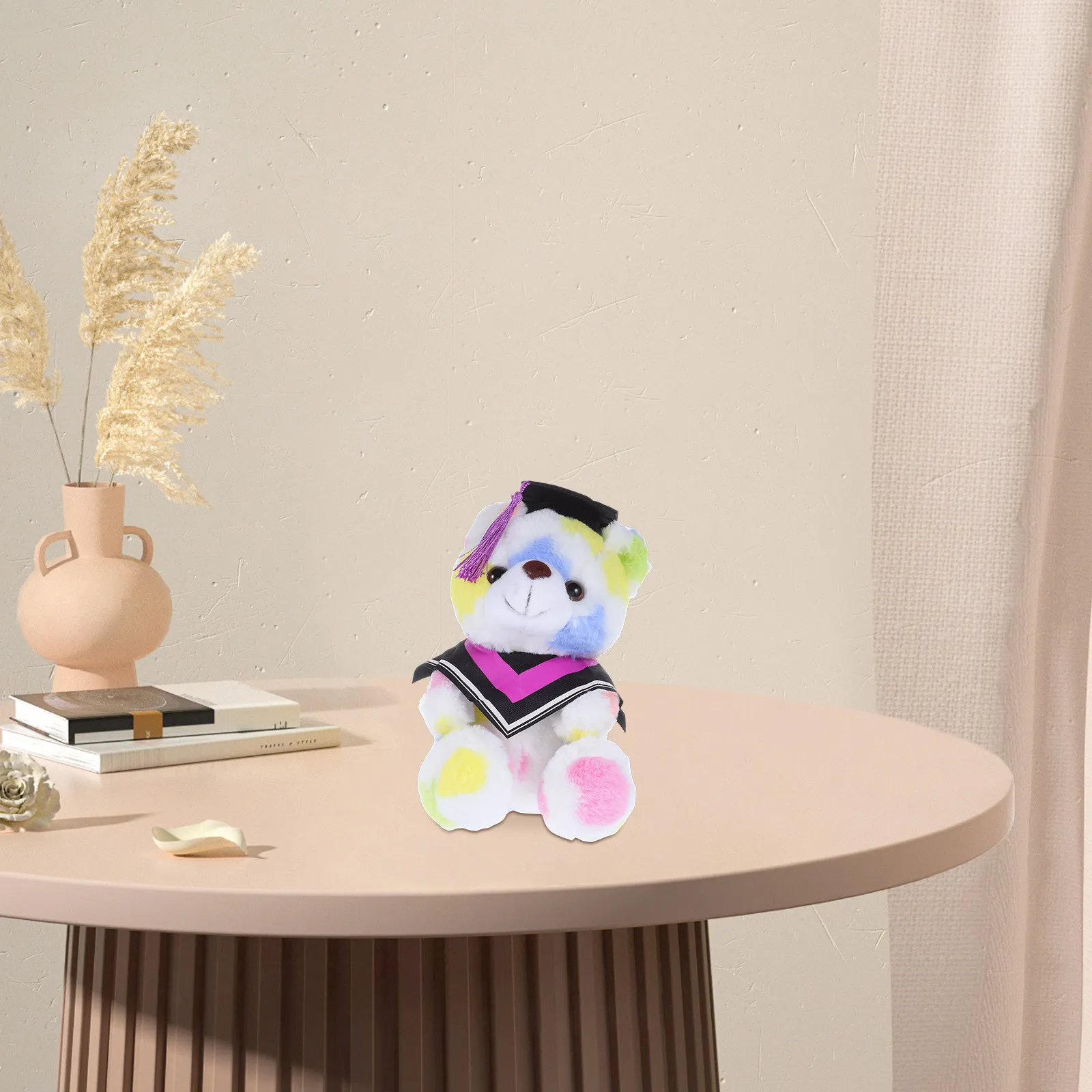 

Fine Craftsmanship Graduation Bear Soft Stuffed Animal with Cap Gown Perfect Graduation Season Commemorative Gift Dorm Decor