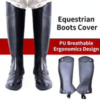 Equestrian Supplies Horse Riding Chaps Boots Cover Adult Children Microfiber Leggings Riding Harness Rider Knight Equipments