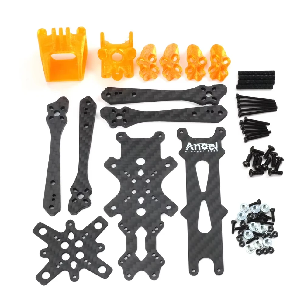 3inch Uangel30 Flower Fly FPV Kit 3inch Frame F411 FC & 40A ESC Runcam Robin3 Camera 1505 3450KV Motor Small FPV Drone Kit