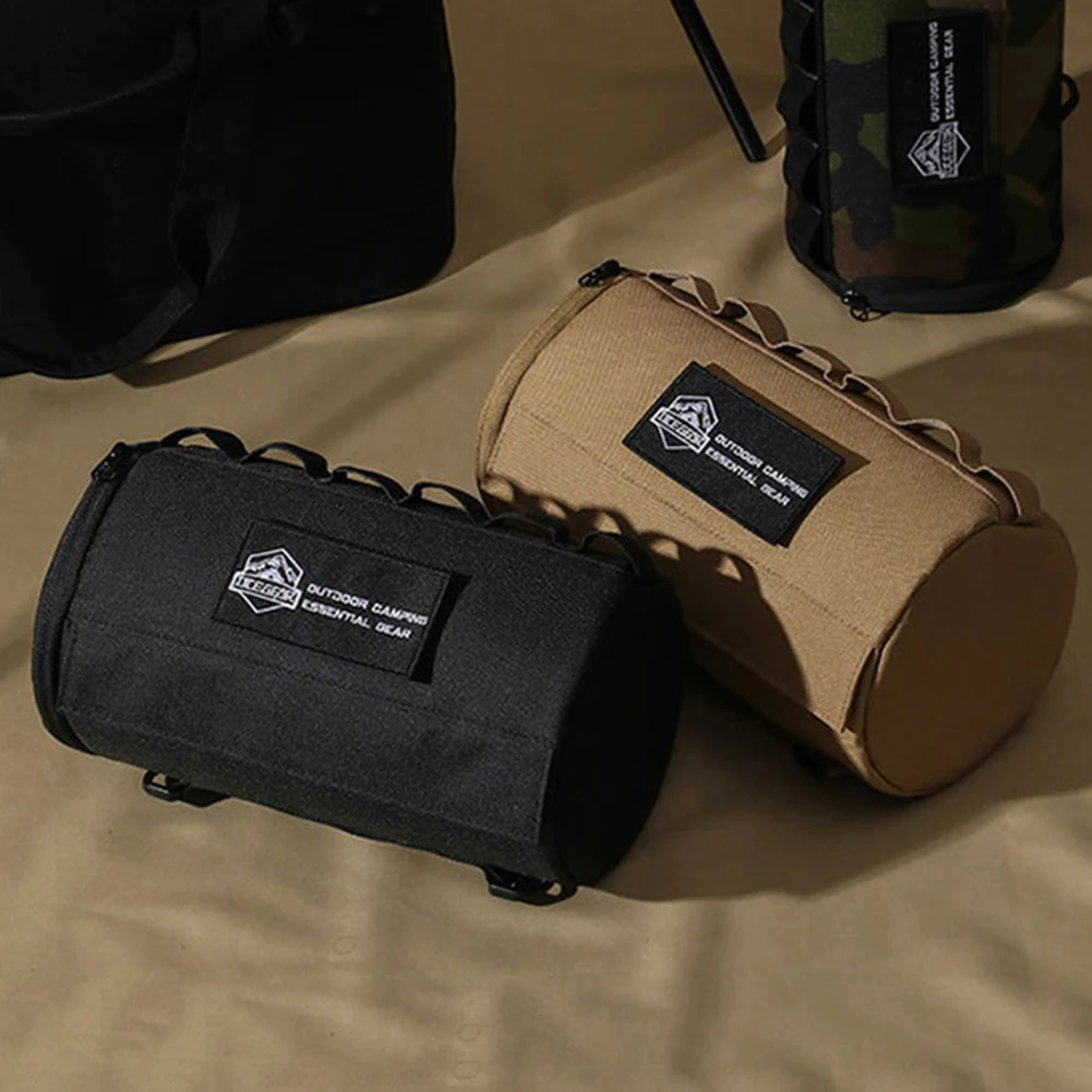 Roll Paper Storage Bag Portable Toilet Tissue Paper Box Polyester Waterproof Hanging Napkin Holder for Picnic Camping Hiking view 6