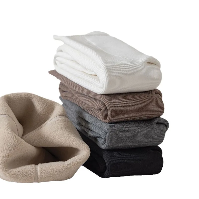 Thiened Fce Lined Autumn Winter Girls Pants Trousers Children Sos Pants  Velvet Warm Winter Children Leggings