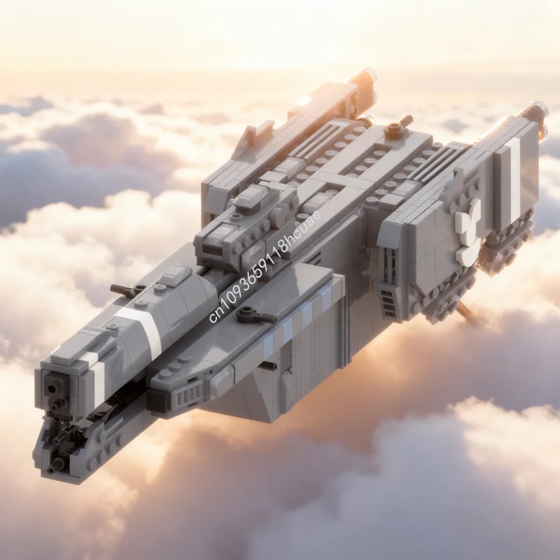 

614 шт. MOC Space 1 Charon Class Light Frigate Модель Строительные блоки Строительные рождественские подарки Игрушки Креативная идея Образование