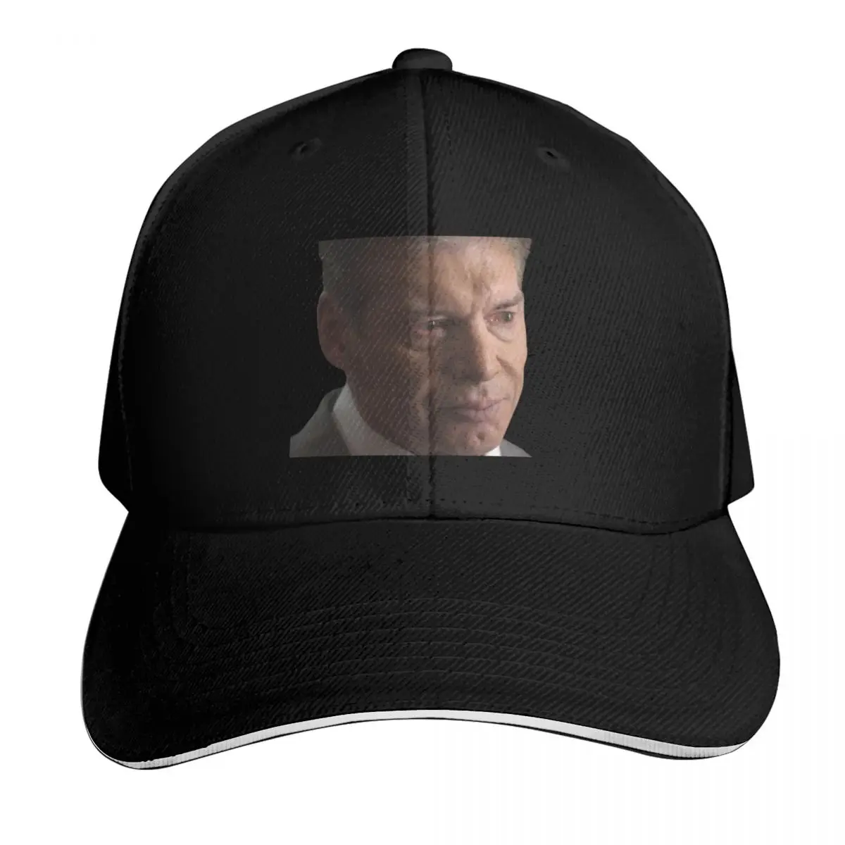 Vince McMahon Crying Tearing Up Sad Meme Humor Baseball Cap Gift for Him Her Casual Daily Wear Quick Dry Performance