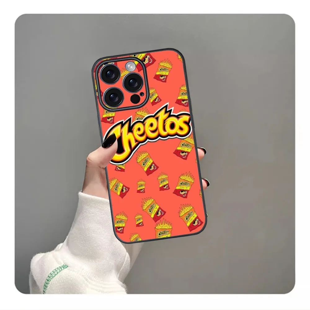 C-Cheetos and S-Snack Food Phone Case For iPhone 16 15 14 13 12 11 PRO MAX PLUS Mini TPU Soft to Skin-friendly case