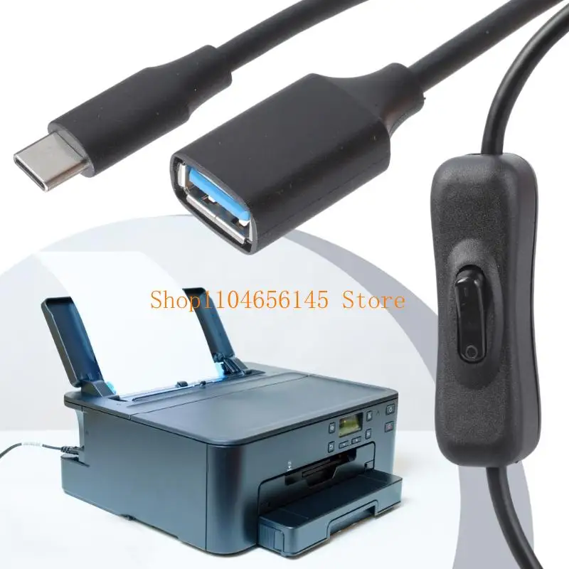 652F Reversible USB C To USB Adapter Cable For Switches Devices 5Gbps Charging
