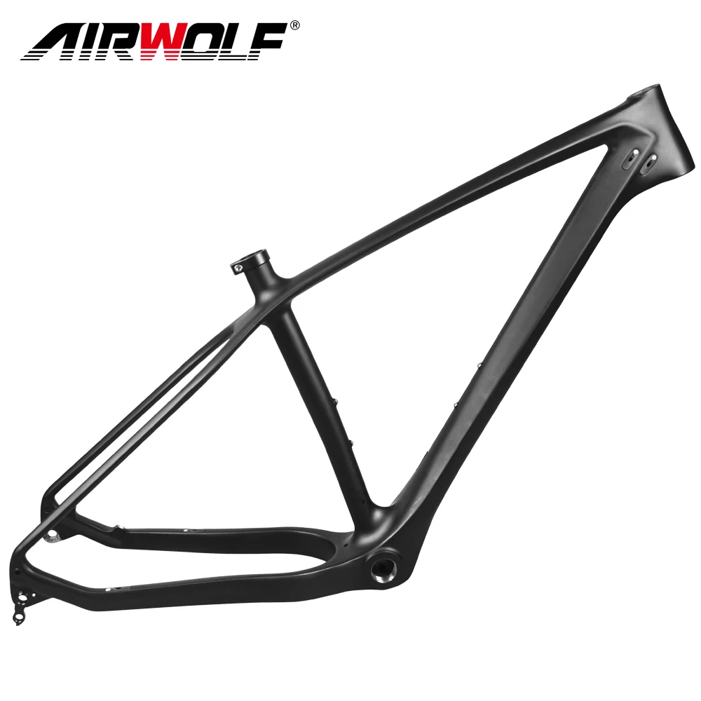 Lightweight 26ER*5.0inch Carbon Fat Bike Frame BSA Thru Axle 197*12mm 150*15mm Snowbiking Bicycle Frameset MTB Carbon Fat Frame