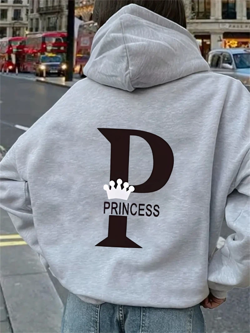 

2025 Autumn and Winter Elegant Vintage Hoodie Princess Graphic Back Print High-end Luxury Is for Both Men and Women Top Y2k