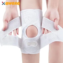 1 PC Compression Knee Brace for Meniscus Tear Women Men, Patellar Tendon Support Strap for Knee Pain Support and Injury Recovery