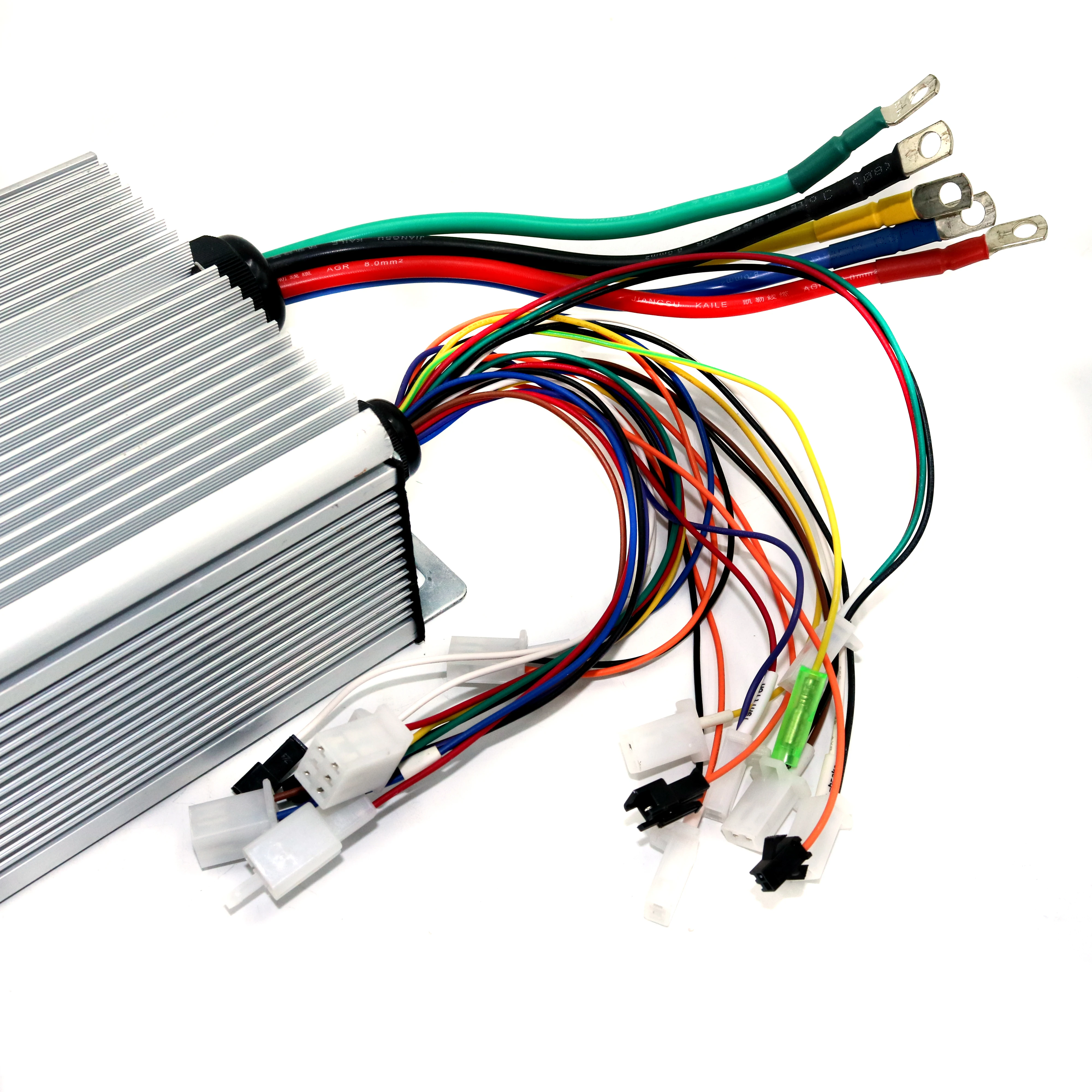 GREENTIME 24 MOSFET 48-72V 3000W 80Amax BLDC-C motor controller, EV brushless speed controller, sensor&sensorless