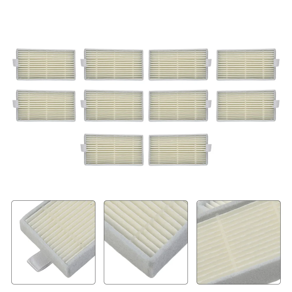 10pcs HEPA Filters For For MEDION MD 16192 18500 For Chuwi V1 For For V3 V5 V5s V5Pro Ariet Bricola 2713 2717 Vacuum Cleaner Par