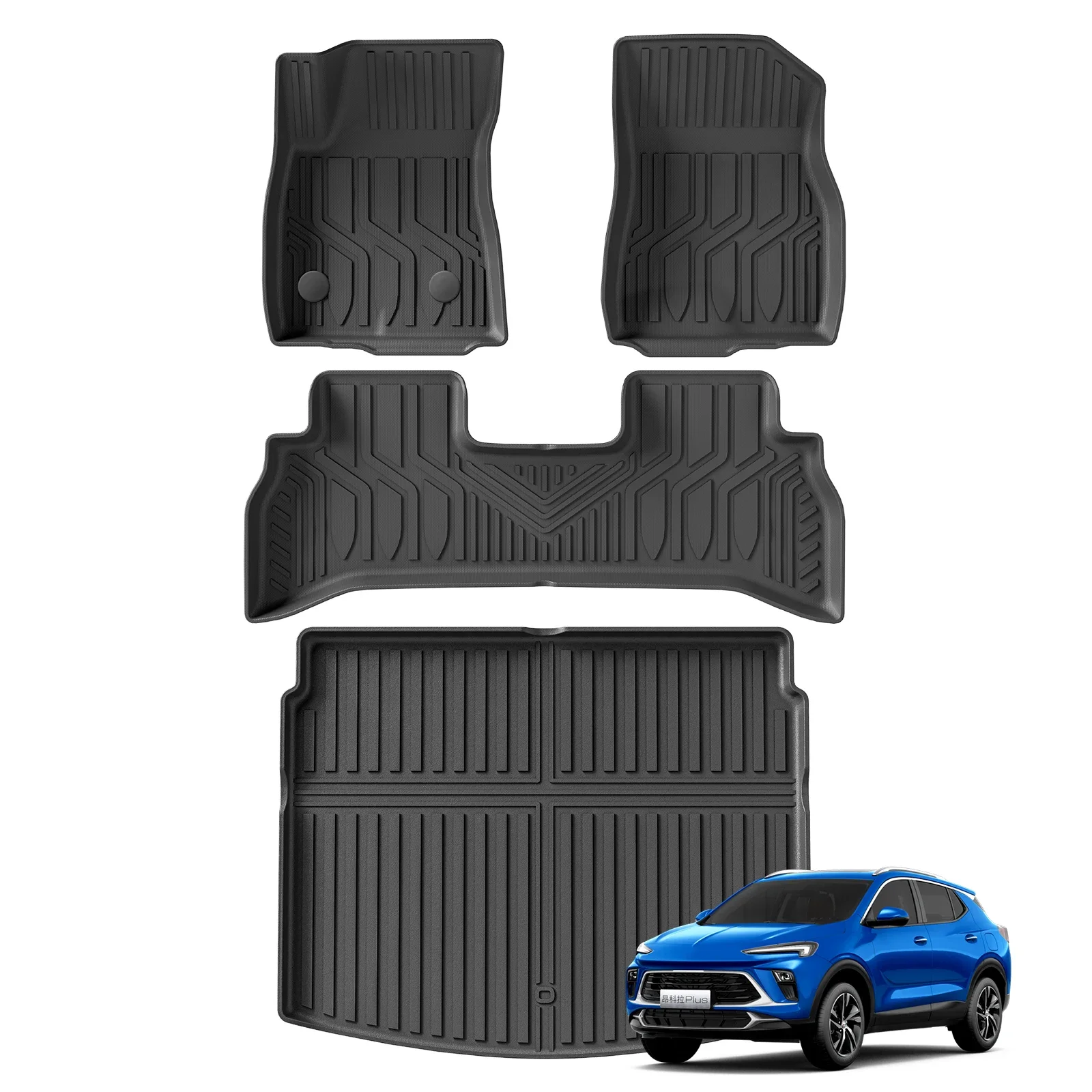 

for Buick Encore GX 2024 2025 TPE 3D Car Floor Mats Cargo Liner Trunk/Backrest Mat Foot Pad Left Rudder