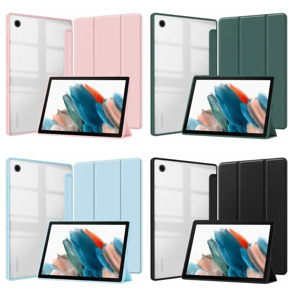 

Auto Sleep/Wake 8.7inch Tablet Case Airbag Pen Slot Folio Shell Shockproof Anti-fall Back Cover for Samsung Galaxy Tab A9