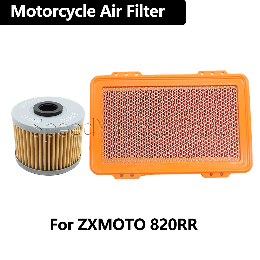 Motorcycle Air Filter Oil Filters Engine Intake Cleaner 820RR Accessories For ZXMOTO 820RR 820 RR