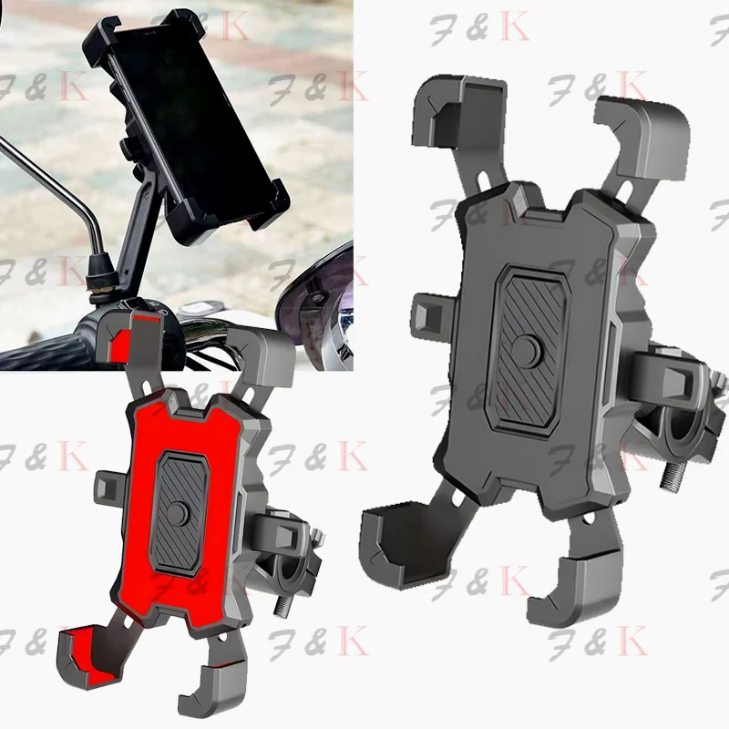 

360° Rotatable Electric Bicycle Phone Holder for iPhone Xiaomi Riding MTB Bike Moto Motorcycle Stand Bracket Non-slip Cycling