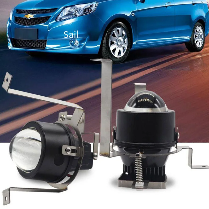 

3 Inch Bi LED Fog Light Projector Lens 12V 45W 3000K 6000K Green Lemon for Chevy Sail 2010-2014