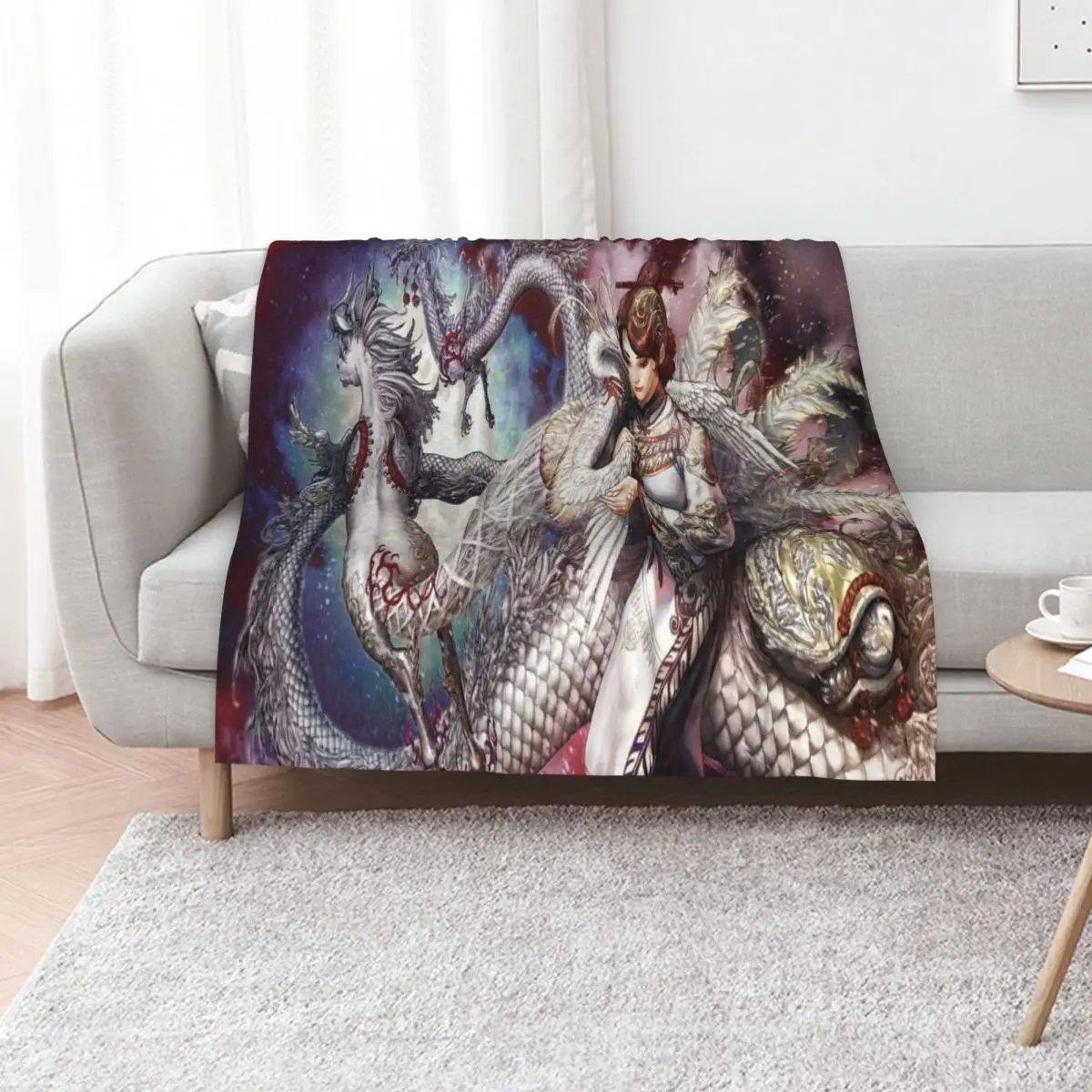 

Mystic Dreams Throw Blanket Shaggy Softest Heavy Multi-Purpose Blankets